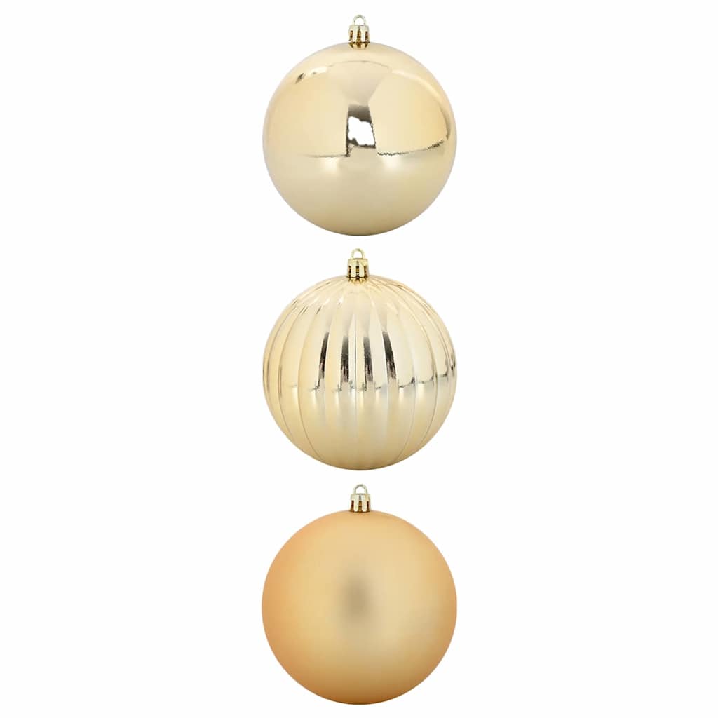 Christmas Bauble Set 3 pcs Gold